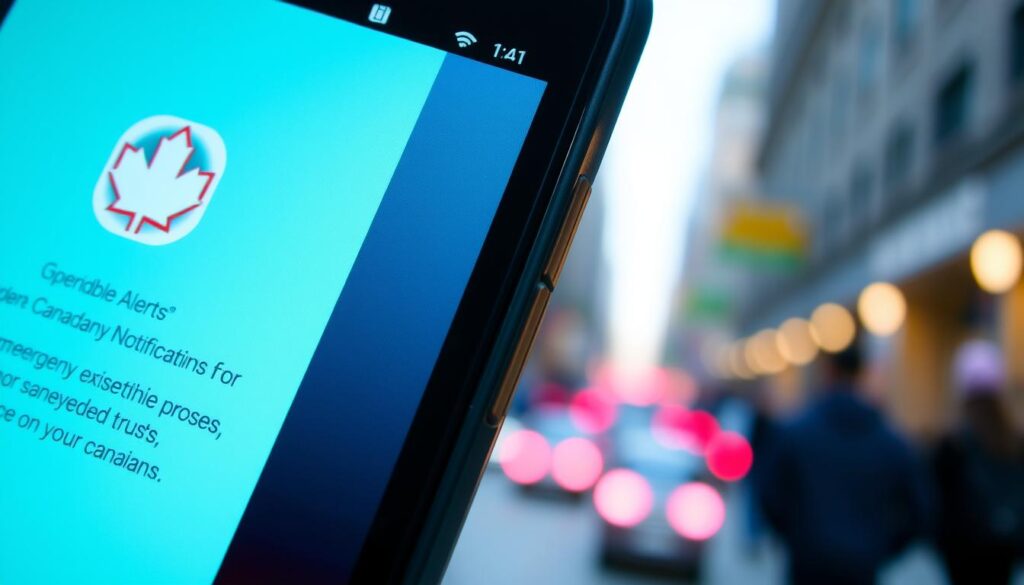 Emergency notification service for Canadians