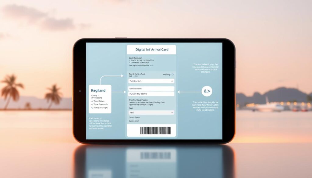 Thailand Digital Arrival Card process