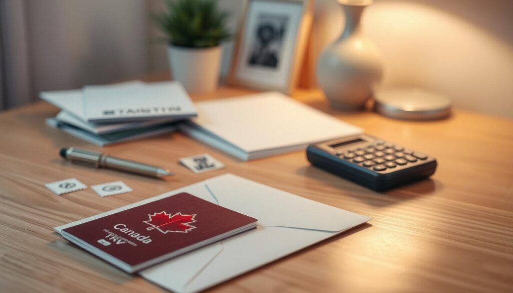mailing passport for TRV application