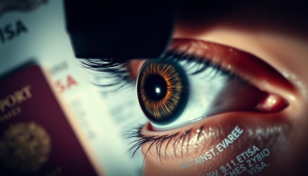 Biometric verification for visa applications