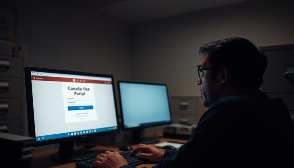Canada Visa Portal application visibility issues