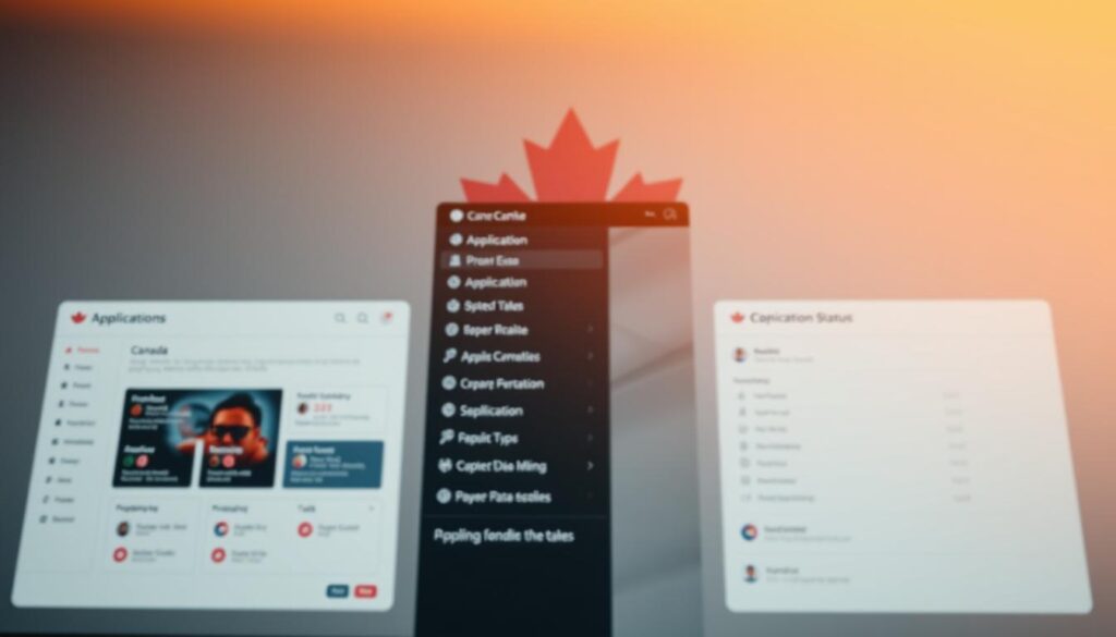 Canada Visa Portal interface