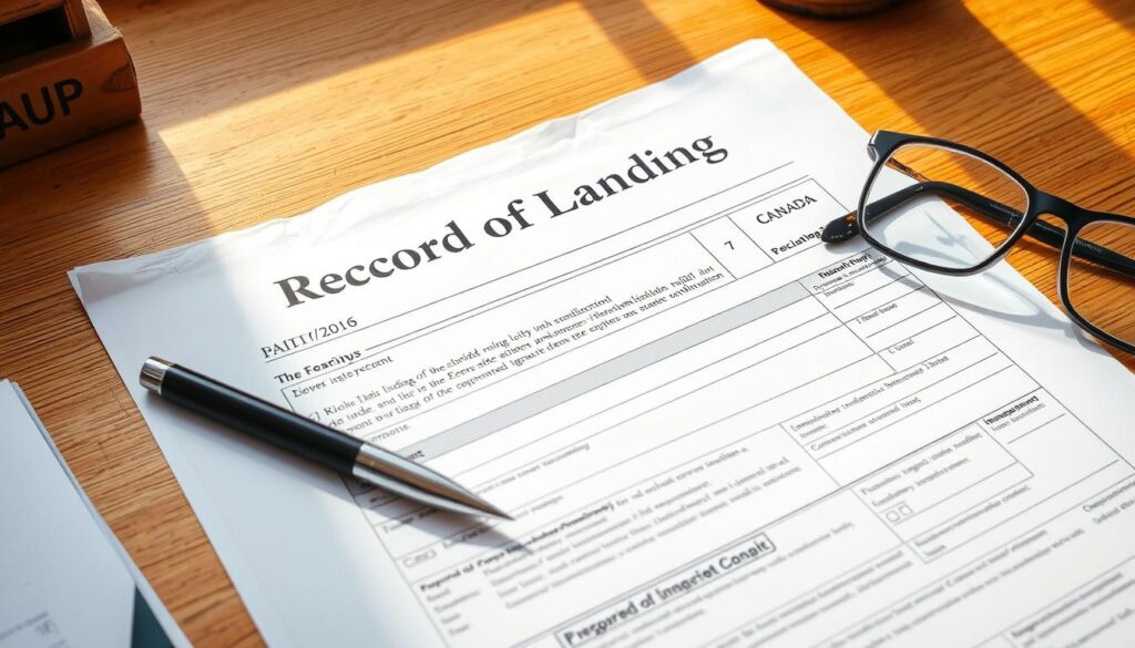 Canada immigration document correction
