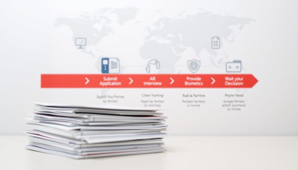 Canada visa application steps