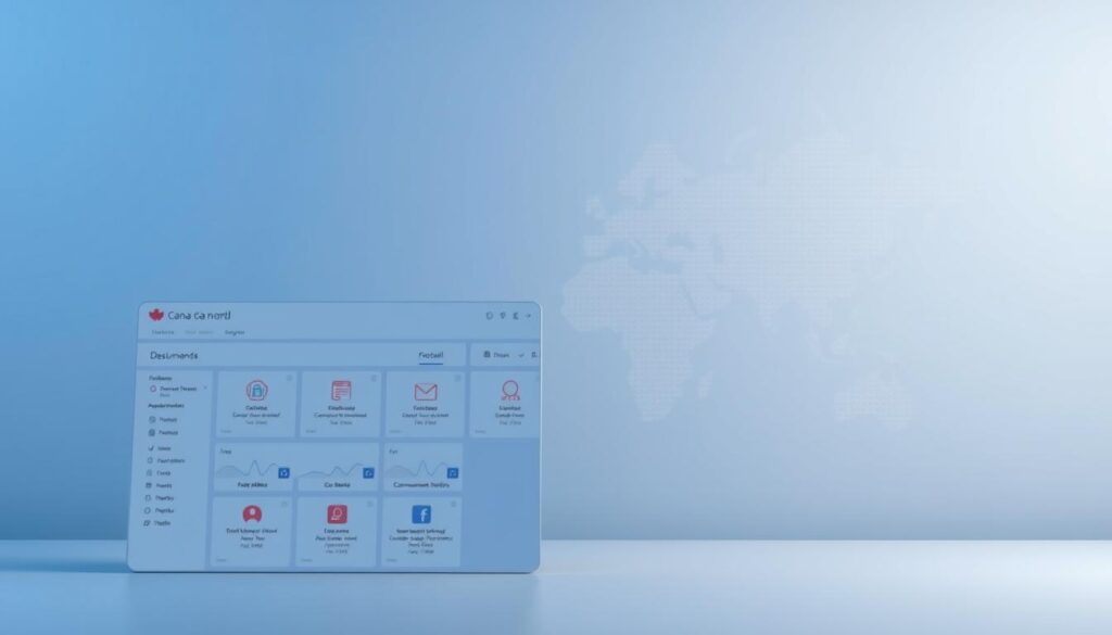 Canada visa portal features