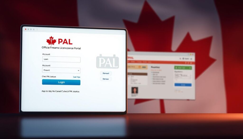 Canadian firearms licence portal