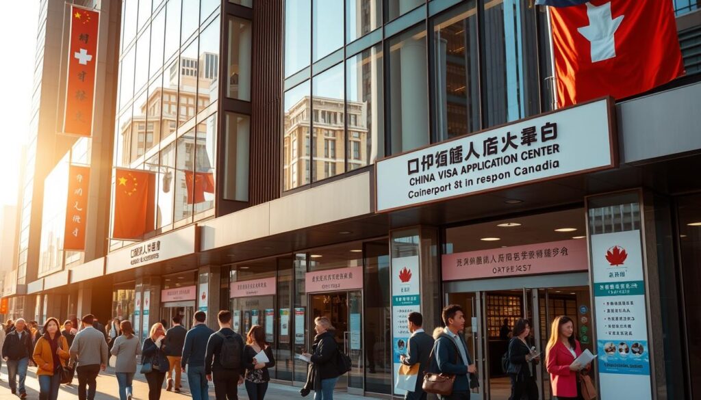 China visa application centers in Canada
