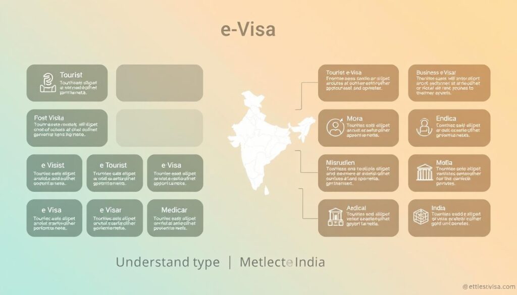 India e-Visa categories overview