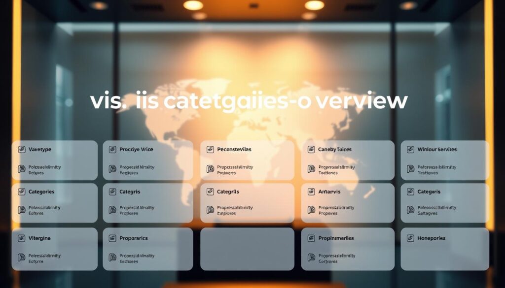 e-visa categories overview