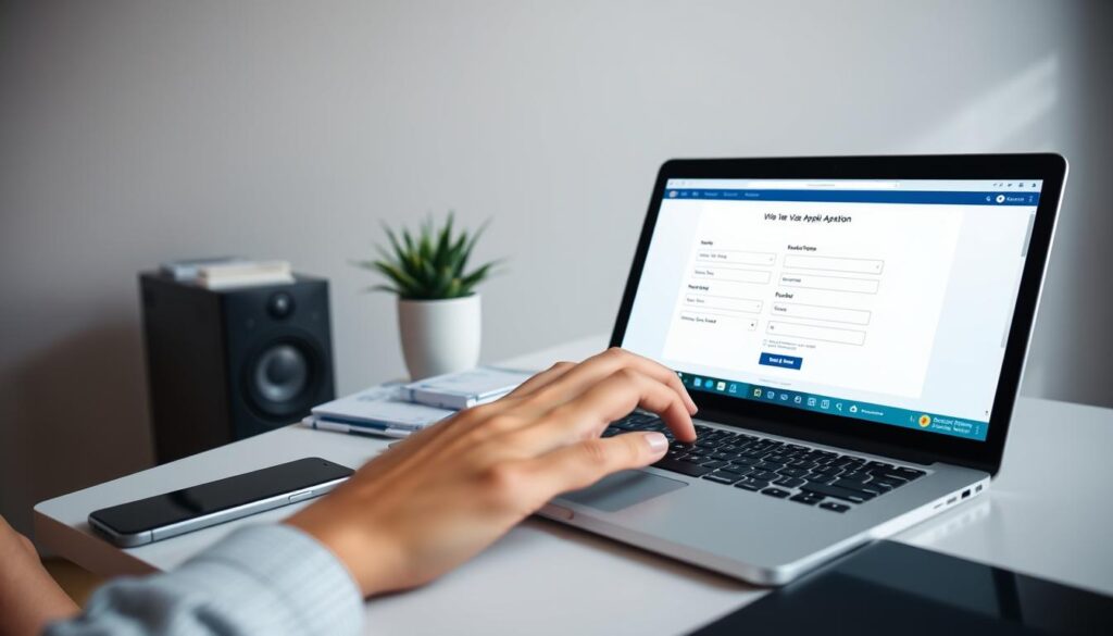 online visa application steps