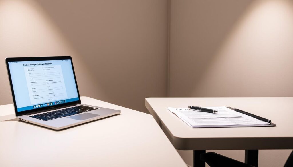 online vs paper application processing