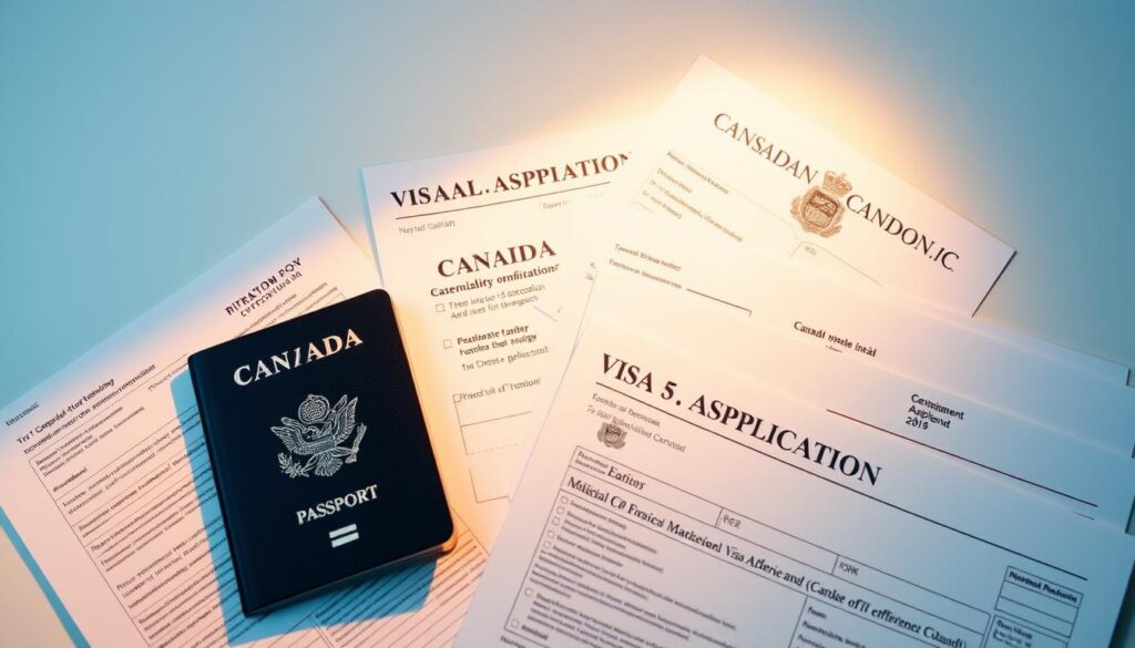passport and visa forms