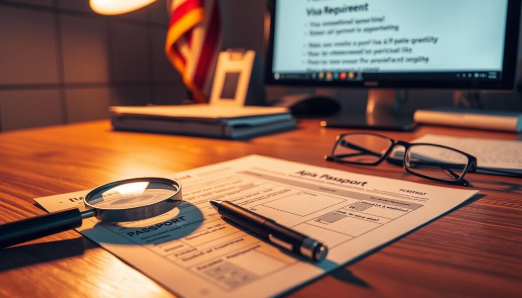 passport requirements for visa application