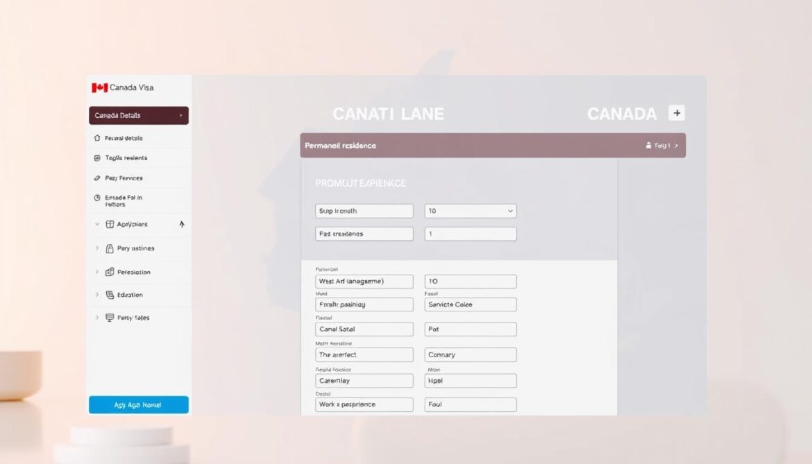 permanent residence application form