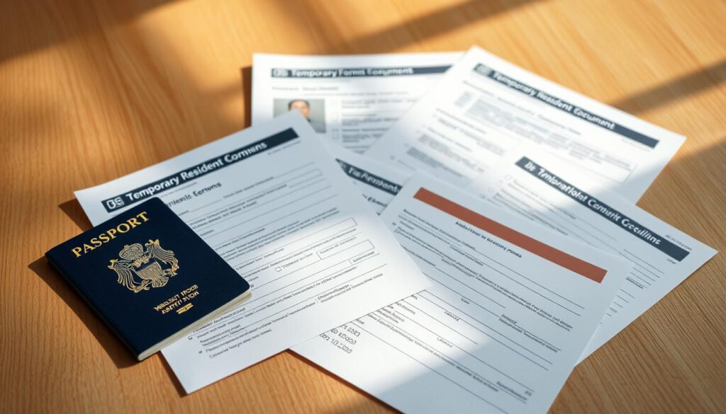 required documents for temporary resident visa