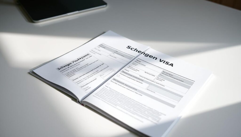 visa application form