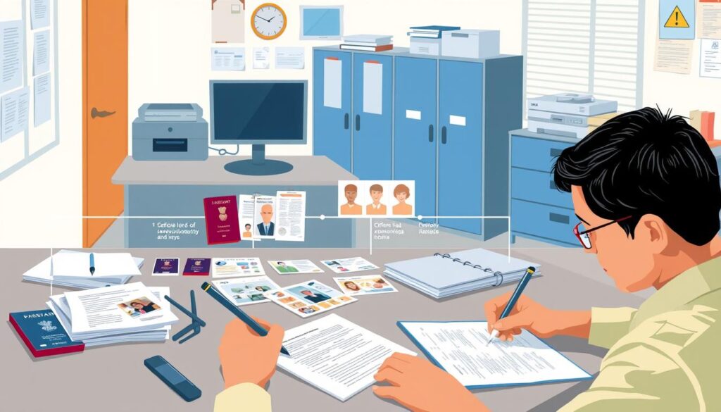 visa application steps