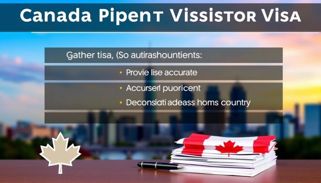 visa application tips