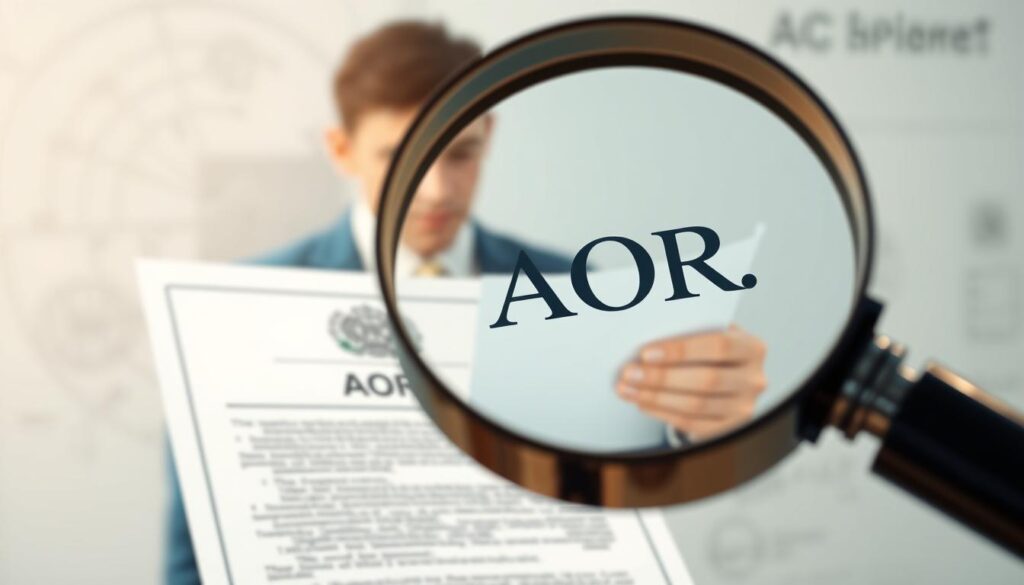 AOR confirmation process