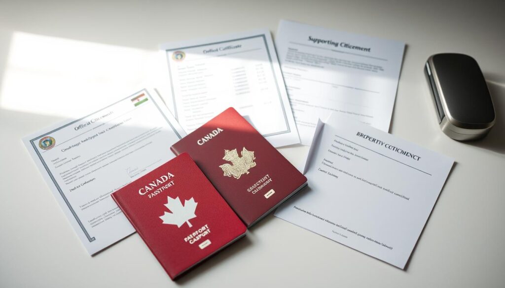 Canadian citizenship supporting documents