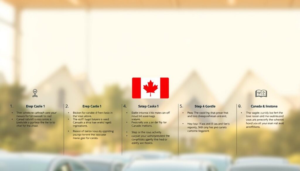 Canadian visa application steps