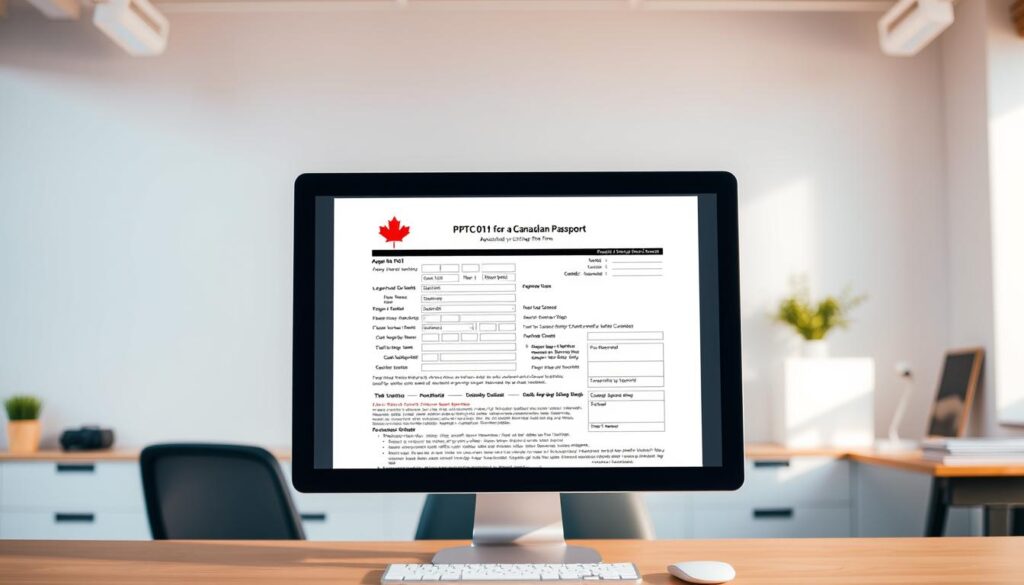 Downloading Canadian citizenship proof form