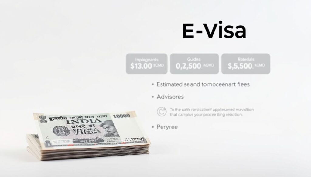 Indian e-visa fees and processing