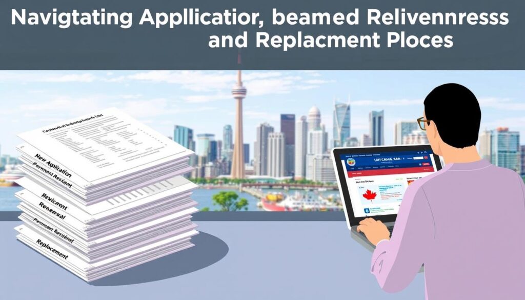 PR card application types