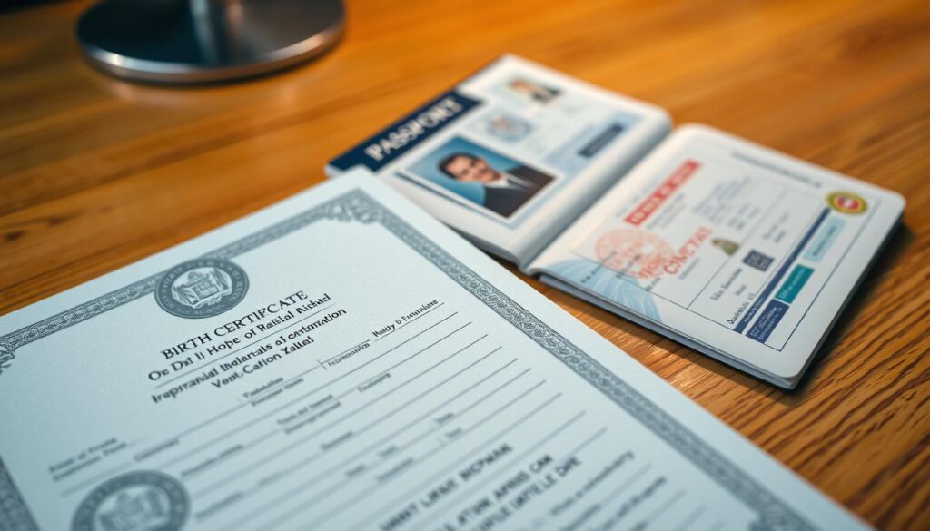 birth certificate travel documentation