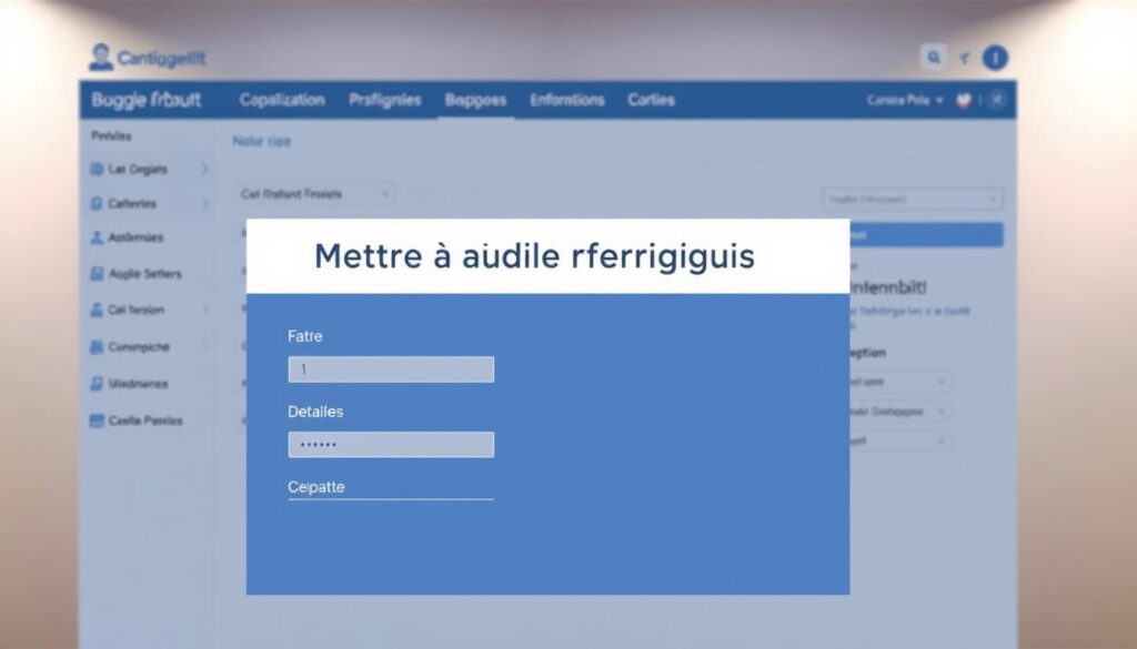 mettre jour renseignements