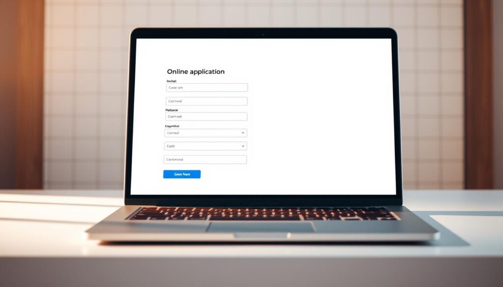 online application form