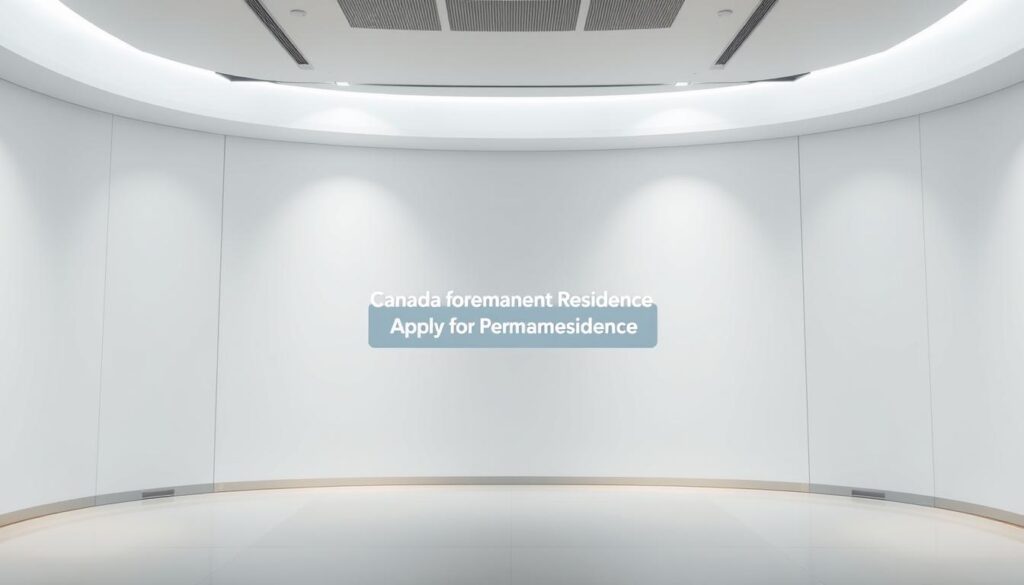 permanent residence portal interface