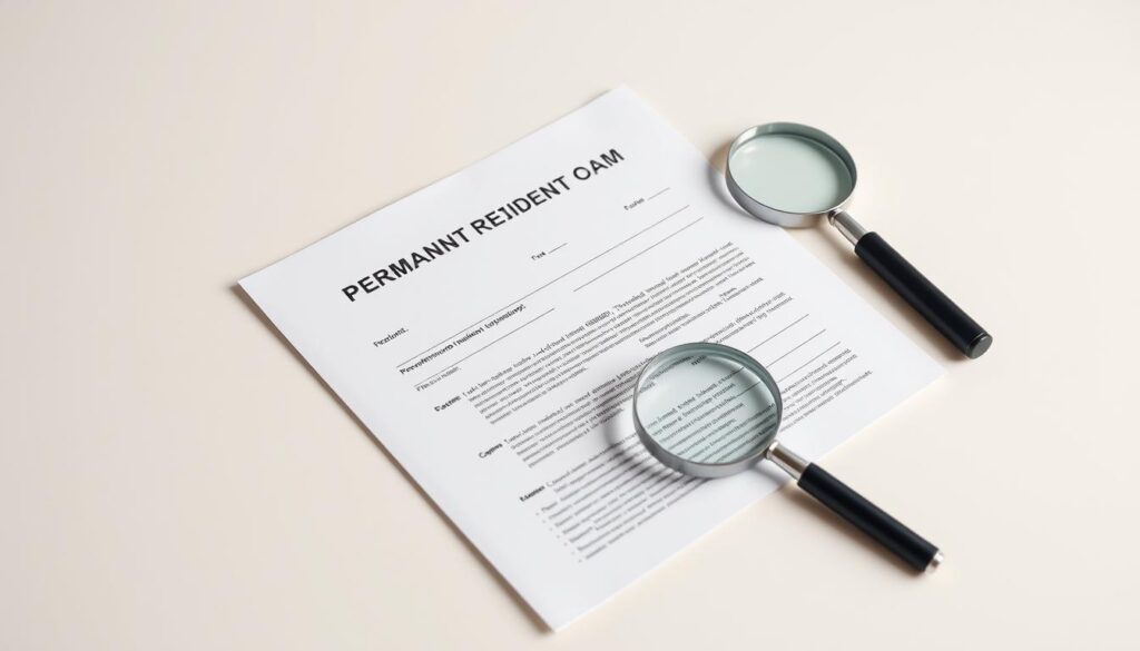 permanent resident card application