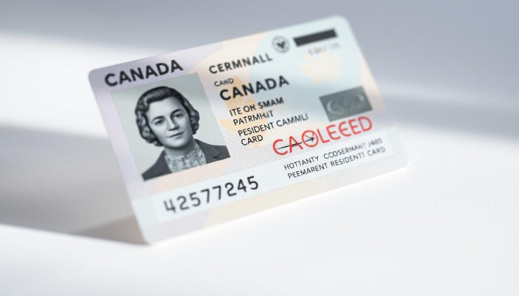permanent resident card details