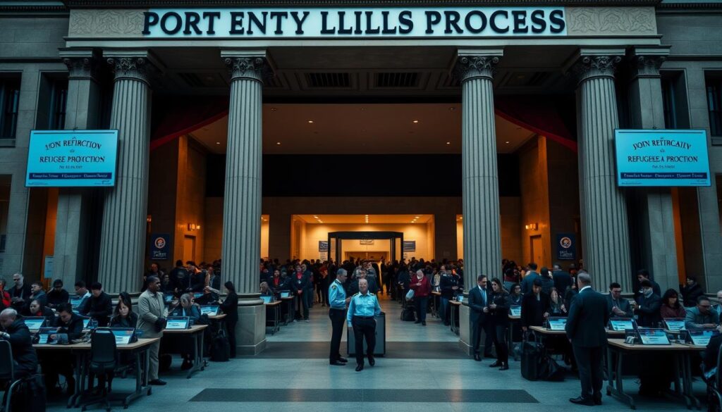 port entry claims process