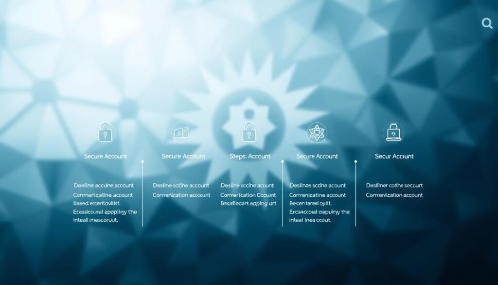 secure account setup steps