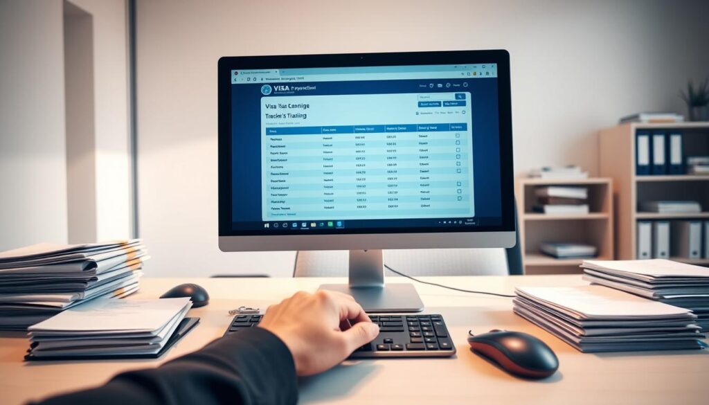 visa application tracking