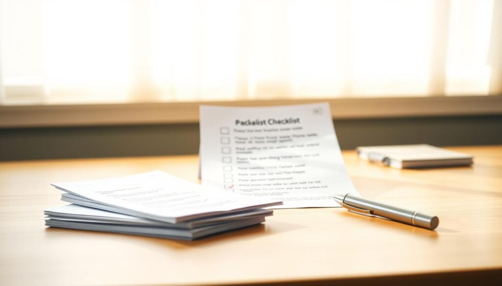 visitor visa application checklist