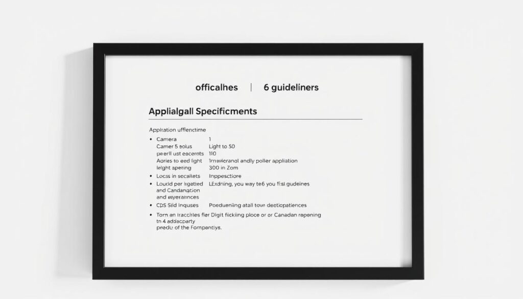 Canada digital photo specifications