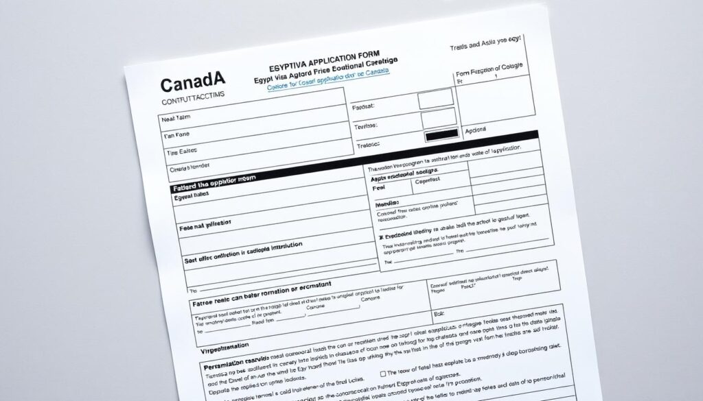 Egypt visa application form Canada Egypt visa application form Canada