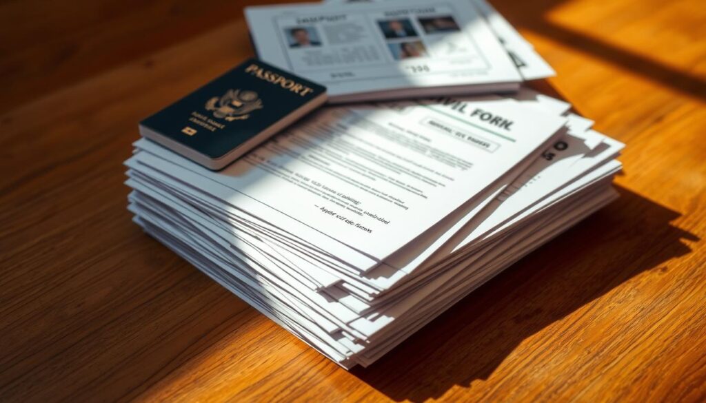 TRV application documents