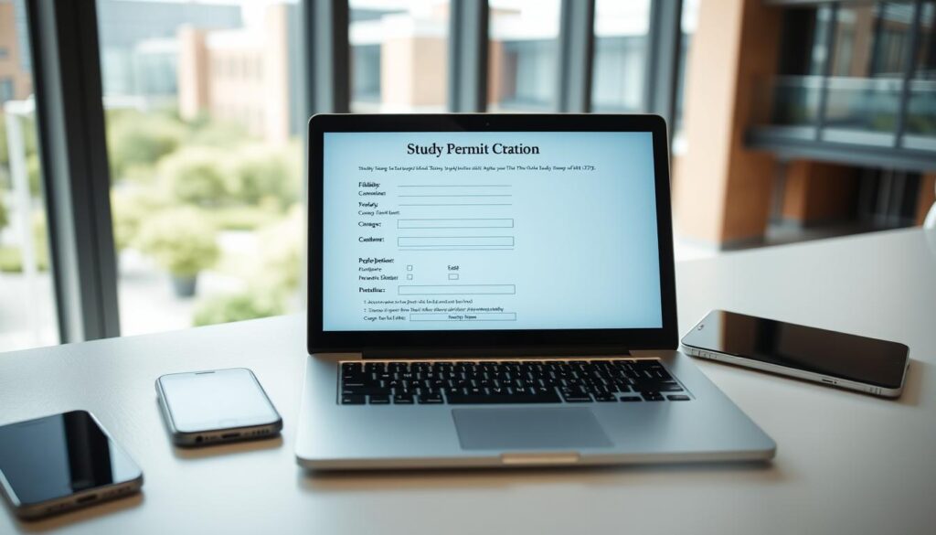 online study permit application