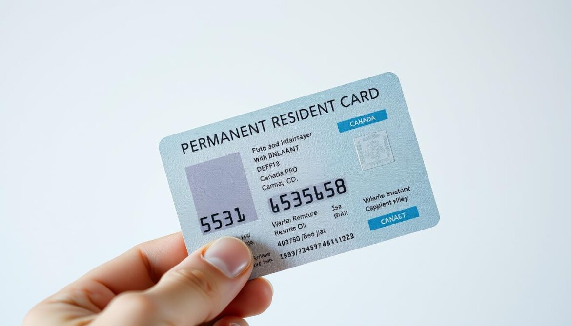 photo permanent resident card canada