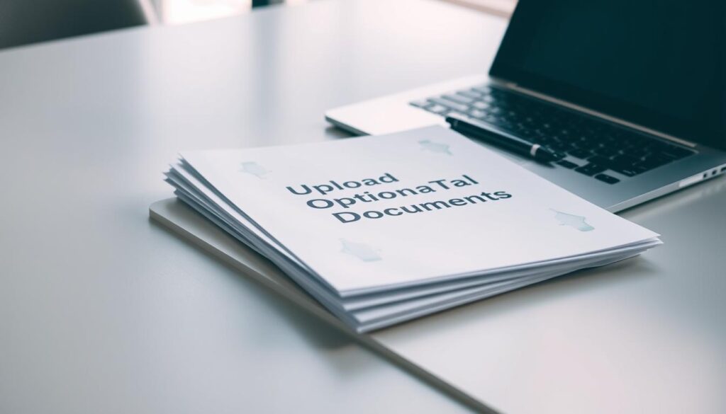 upload optional documents